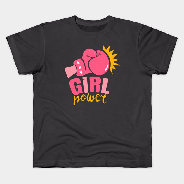 Girl power Kids T-Shirt by Sir13